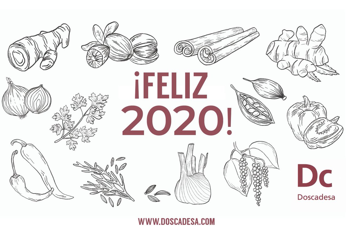 DoscadesaSL's tweet photo. @DoscadesaSL os desea: 
¡Feliz 2020 y prospero año nuevo!🥂🎊🎉

#Feliz2020 #FelizAnoNuevo https://t.co/IFLsdJSSZp