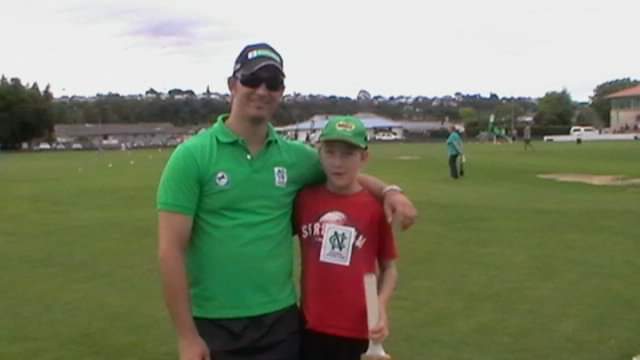 jillloye's tweet photo. @BLACKCAPS just remembering cricket days with kids ..my boy  nowa whole lot more grown up now a whopping 6ft 7in https://t.co/8NndGwQsjP