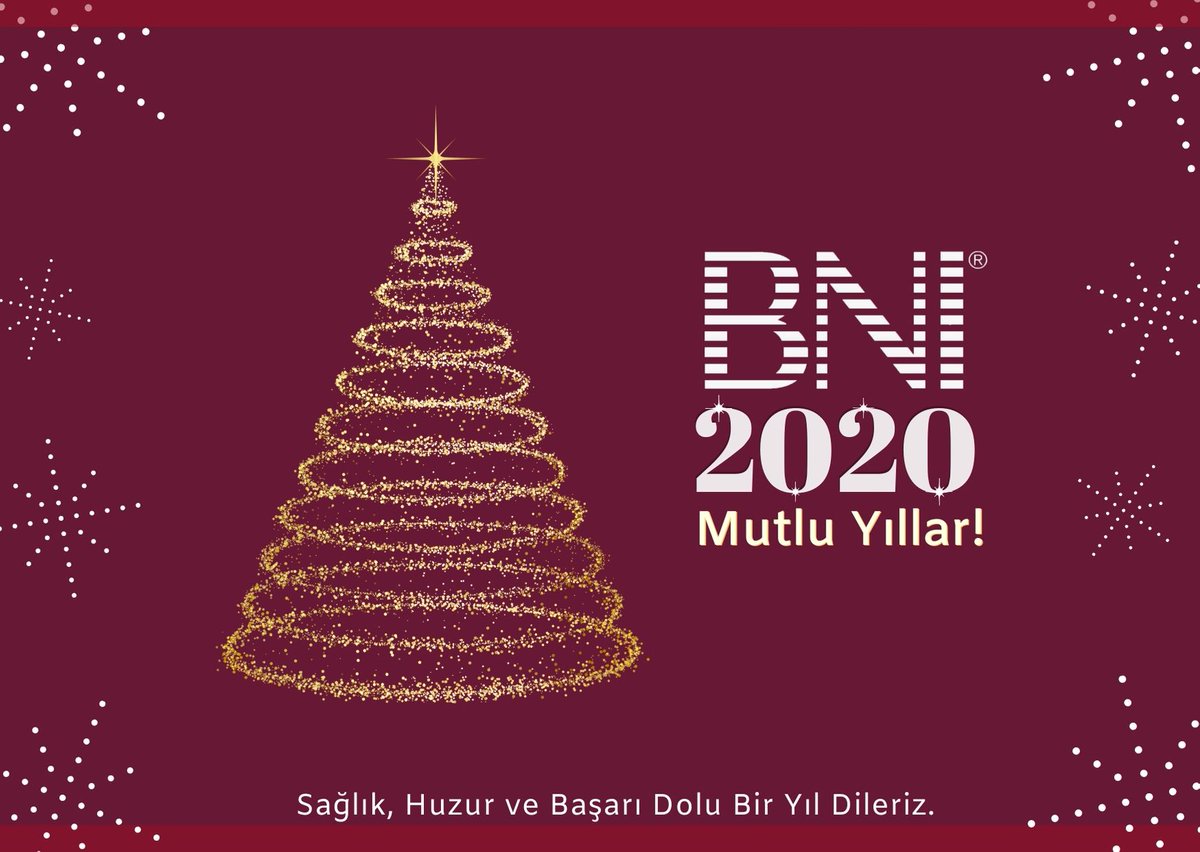 bniturkiye's tweet photo. Sağlık, Huzur ve Başarı Dolu Bir Yıl Dileriz.
#bniturkey
#bni
#businessnetwork
#bnitürkiye
#kazandırkikazan
#giversgain https://t.co/BpU5CZsZcT