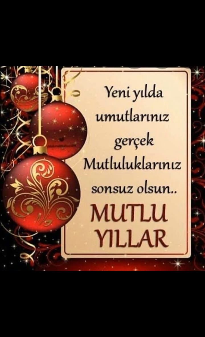 Sağlık, Mutluluk ve hiç Üzülmediğimiz bir yıl olur inşallah.🙏🏻👏🏻👏🏻👏🏻👏🏻
