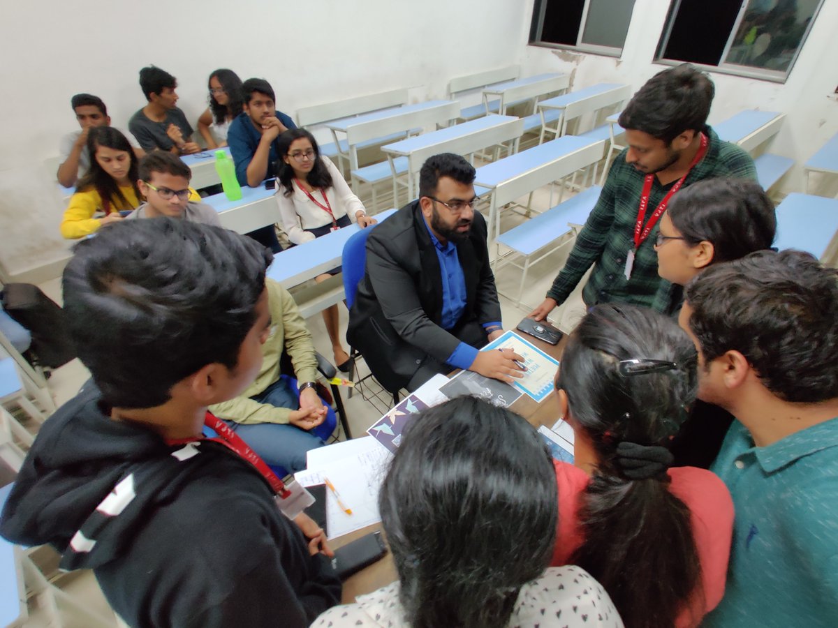 Nodd_App's tweet photo. Had a wonderful experience being part of the judging panel along with Prasad Kulkarni for HiRe 2019 hosted by @EcellVjti. Enjoyed the creative ways of students giving the good old fair stalls a new twist

@Nodd_App  #entrepreneurship #fest https://t.co/mKs30ueqS3