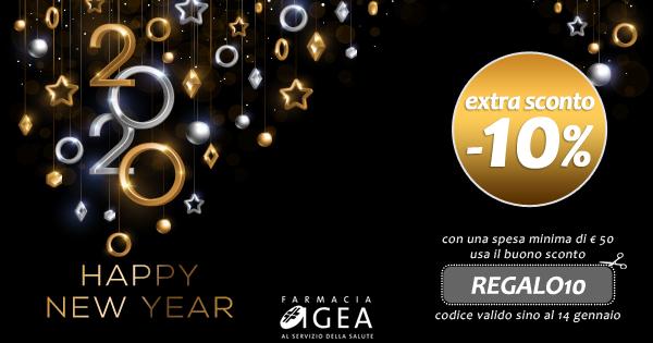 Farmacia Igea ti augura buon anno e ti regala un extra sconto del 10%🤩🎆🎉