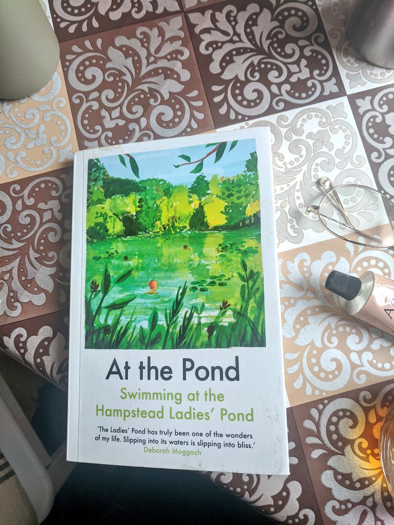 A picture of a book titled "At the Pond, Swimming at the Hampstead Ladies' Pond"
