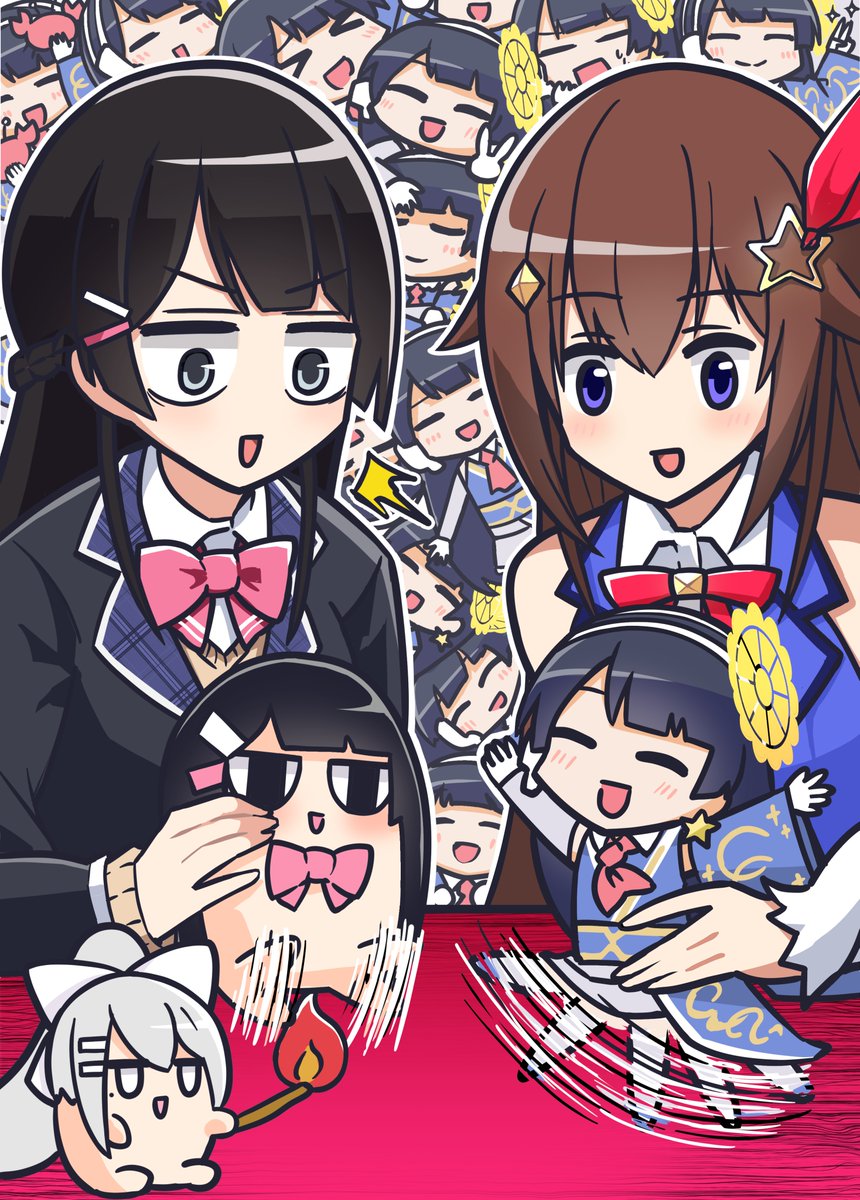ミトとカエデが現れたり、グッズを作ったり同人誌や合同誌、企画にお呼ばれしたり、動画制作したり、新しいことがたくさんできた1年でした!にじさんじのおかげでしあわせだった～ #2019年自分が選ぶ今年の4枚 