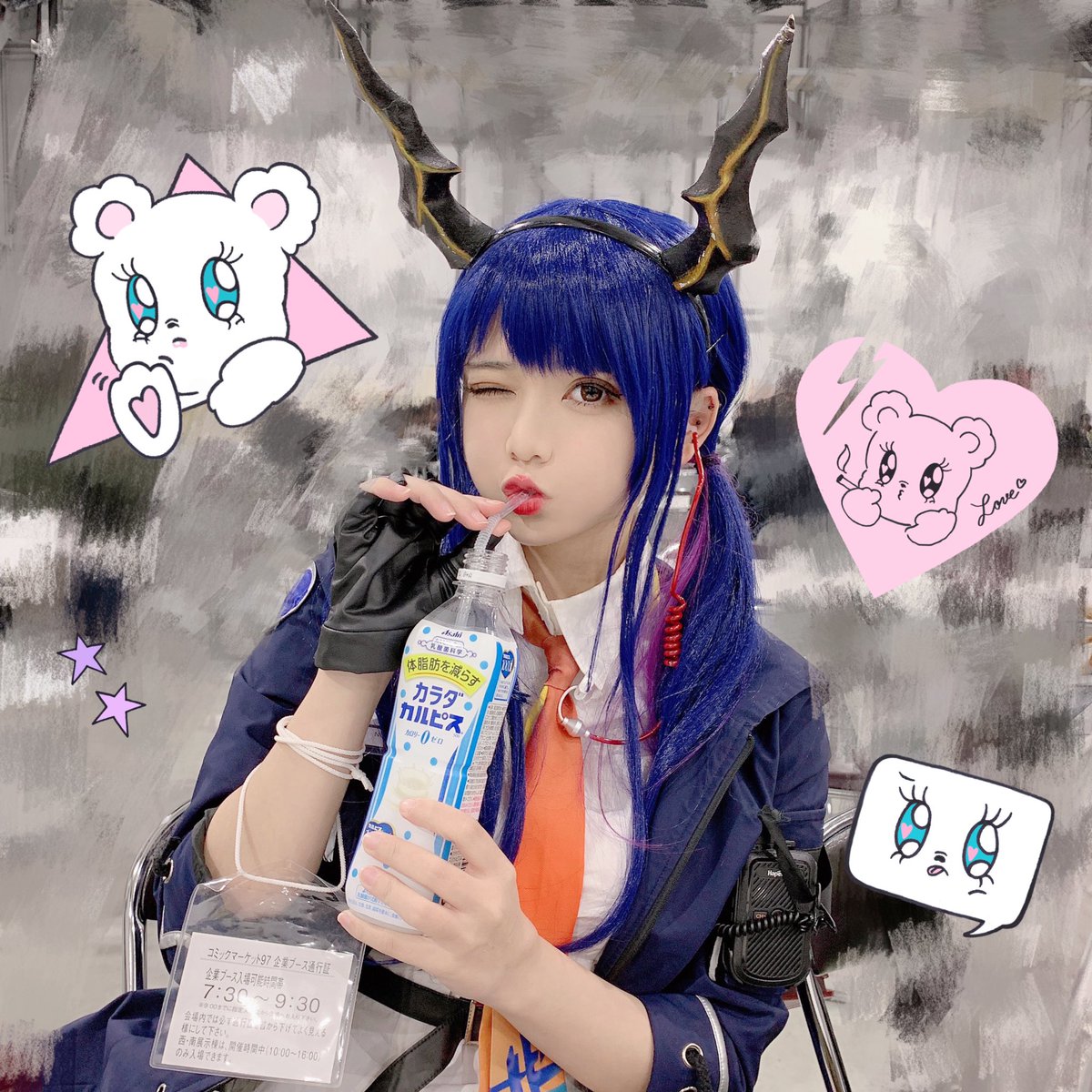 kuriibobo's tweet photo. 今天圆满结束了！是哪个小可爱给我送的可尔必思！我真的超爱喝(≧▽≦) https://t.co/kEGznY5rj6