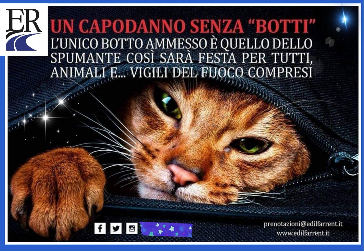 Edilfar_Rent's tweet photo. https://t.co/w6xgCPZUwS
#elogiodelsilenzio #buttaibotti #capodanno #noaibotti #sansilvestro #31dicembre #lovepets #animallovers #2020iscoming #newyearseve #noleggio #rent #smart #mercedesbenz #carrental #edilfarrent  https://t.co/R4XU5viGgy https://t.co/zs03WNaIAP