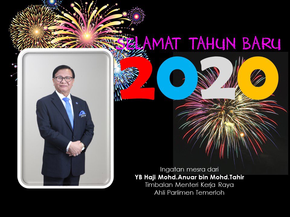 Hj Anuar Tahir (@hjanuartahir) on Twitter photo Saya mengambil kesempatan ini untuk mengucapkan SELAMAT TAHUN BARU 2020. Moga kehidupan kita lebih sejahtera dan berbahagia <a href="/KsuMoworks/">KSU_MOWorks</a> <a href="/MOWorks/">でやんす</a> <a href="/JKRMalaysia/">JKR Malaysia</a> <a href="/CIDBMALAYSIA/">CIDB Malaysia</a> <a href="/LLMKP/">jc/johncarlo</a> <a href="/maznillah/">MMaznillah</a> <a href="/norehamohd/">noreha mohd</a> <a href="/Zulakmal8/">zulakmal</a> Saya mengambil kesempatan ini untuk mengucapkan SELAMAT TAHUN BARU 2020. Moga kehidupan kita lebih sejahtera dan berbahagia <a href="/KsuMoworks/">KSU_MOWorks</a> <a href="/MOWorks/">でやんす</a> <a href="/JKRMalaysia/">JKR Malaysia</a> <a href="/CIDBMALAYSIA/">CIDB Malaysia</a> <a href="/LLMKP/">jc/johncarlo</a> <a href="/maznillah/">MMaznillah</a> <a href="/norehamohd/">noreha mohd</a> <a href="/Zulakmal8/">zulakmal</a>