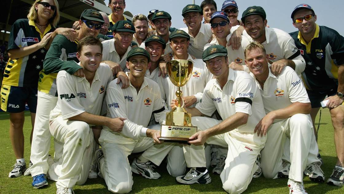 Australian team 2001 (Winning 15 test matches in a row)No one is truly invincible