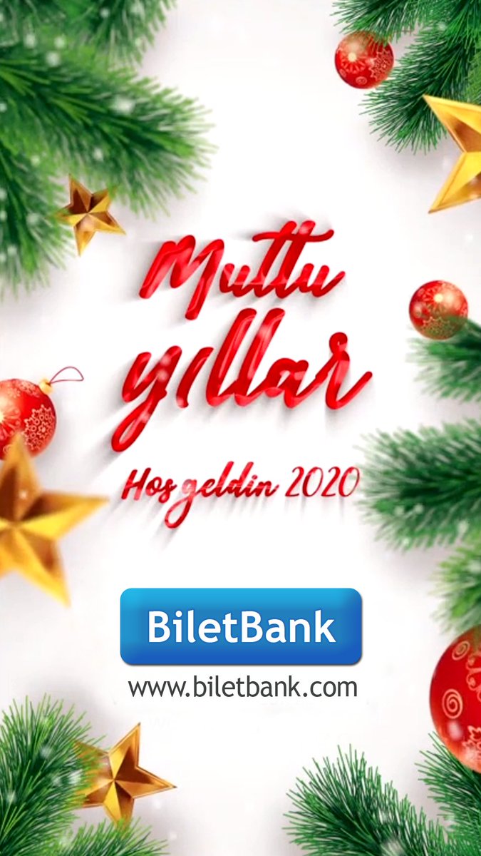 Yeni yılın herkese sağlık,huzur ve mutluluk getirmesi dileğiyle 🎉🎊

#BiletBank #Yeniyıl #NewYears