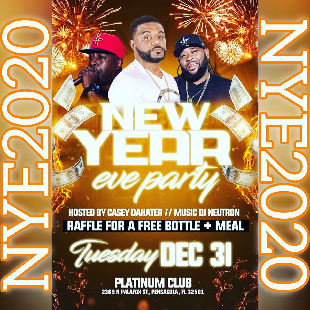 DJNEUTRON's tweet photo. #Retweet x 5
#NYE2020 biggest party in Northwest Florida happening 2nite #PlatinumClub #Pensacola #Florida w/ #CRDJS @DJNEUTRON rockin #ChooseMyDJ #GulfCoast #CoreDJS #AOTGDJS @teamneutron #HappyNewYear https://t.co/IjOcvrEhC0