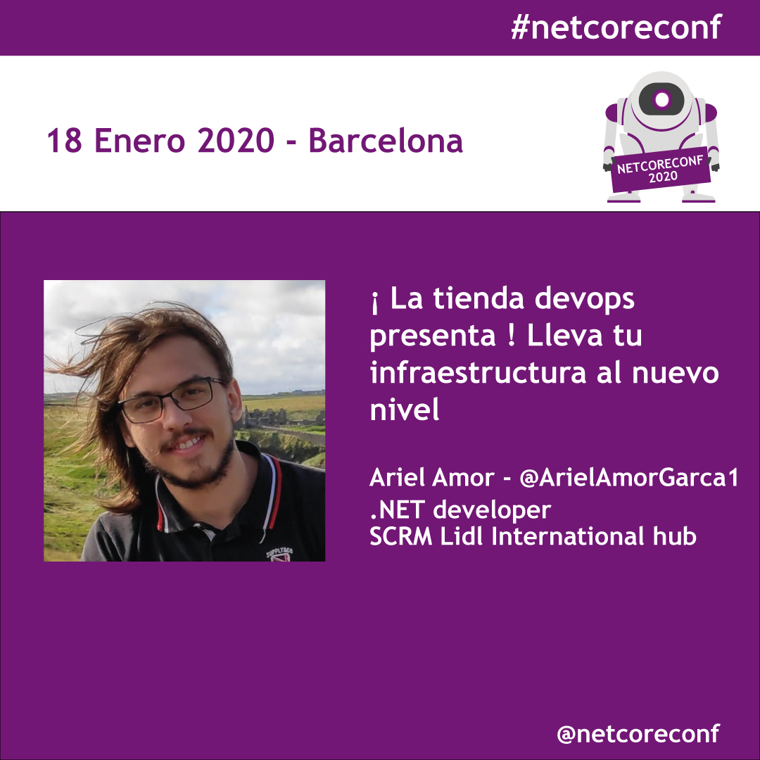 netcoreconf's tweet photo. 📢AGENDA📢
Netcoreconf Barcelona 2020
“¡ La tienda devops presenta ! Lleva tu infraestructura al nuevo nivel” @ArielAmorGarca1 y @Jtorrecilla
+info: https://t.co/u0R6zyles1
#netcoreconf #netcore #Azure #Microsoft #Cloud #Xamarin #net #IA #BigData #IoT #Barcelona https://t.co/QqAqPMafZT