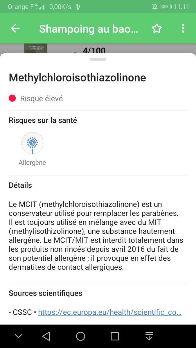maylis_stella's tweet photo. Les 2 produits. De retour à la maison mon prévenant fiancé scanne les produits sur Yuka et l'appli de @UFCquechoisir #quelcosmetique et là c'est le drame ! Que des merdes allergènes et perturbateurs endocriniens dans ces produits #phytodess. https://t.co/KVf5ZYuCIa