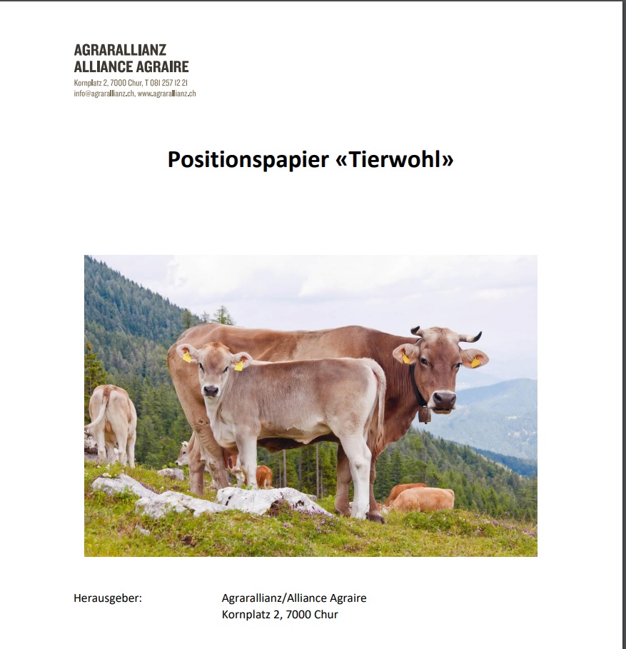 MutterkuhCh's tweet photo. "Tierwohl im Einklang mit der Umwelt fördern." Das Positionspapier #Tierwohl der Agrarallianz: Medienmitteilung https://t.co/tpyGInJPpf https://t.co/9b3uWoImDw