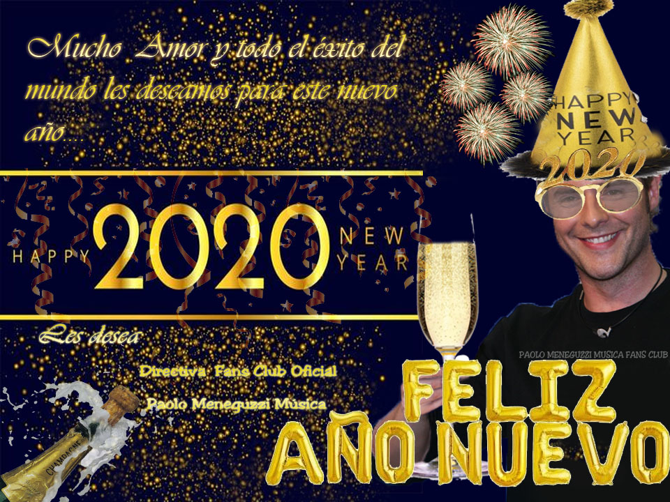 PMeneguzziFans's tweet photo. Feliz Año 2020 les deseamos que cada meta se concrete y gracias a Paolo y a su manager Carolina por traerlo a nuestro país a todo el Fans Club @PMeneguzziFans gracias por todo y más https://t.co/OatLM09HuO