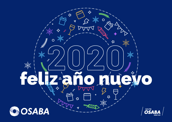 OsabaTech's tweet photo. ¡¡ Feliz 2020 !! Desde #Osaba esperamos que pases una gran noche en la mejor compañía. Te deseamos lo mejor para este año que empieza y que se cumplan todos tus deseos. ¡Feliz Año Nuevo! https://t.co/fU5UpYqk9U