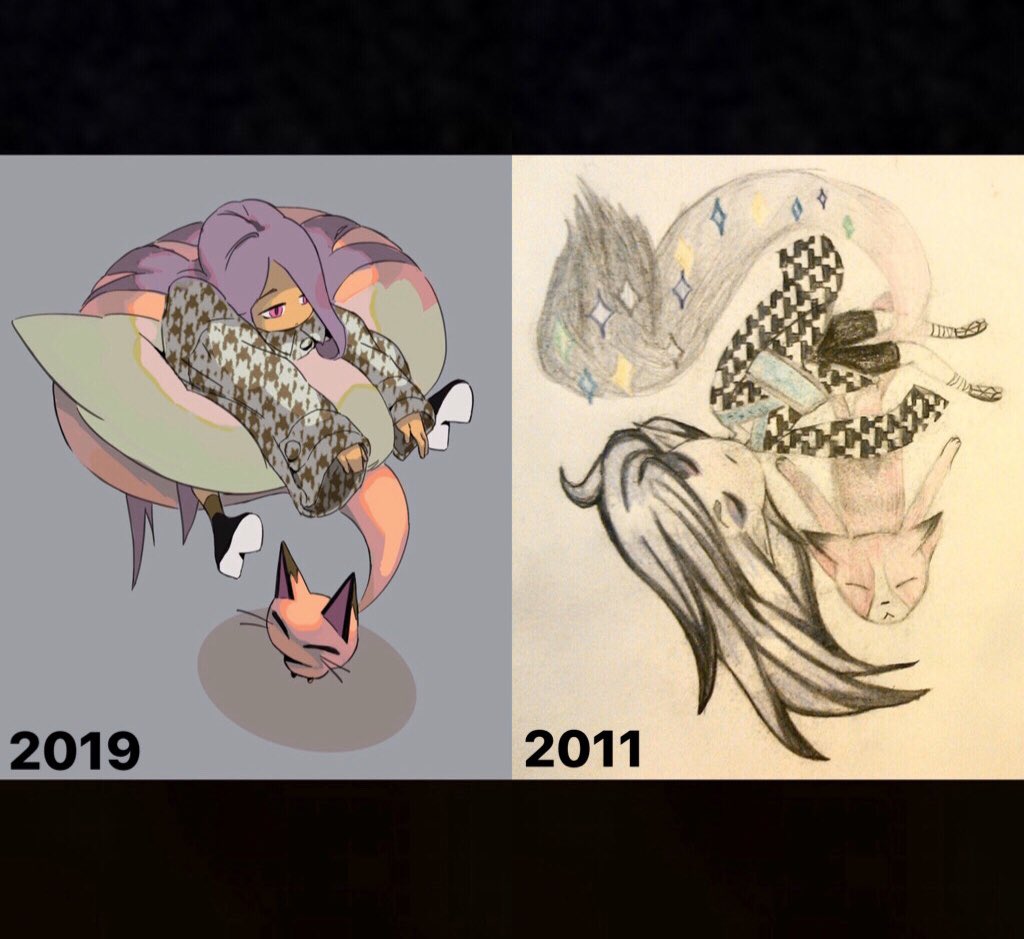 juuuuuust in case i don't finish this redraw before 2019 here's a wip! 