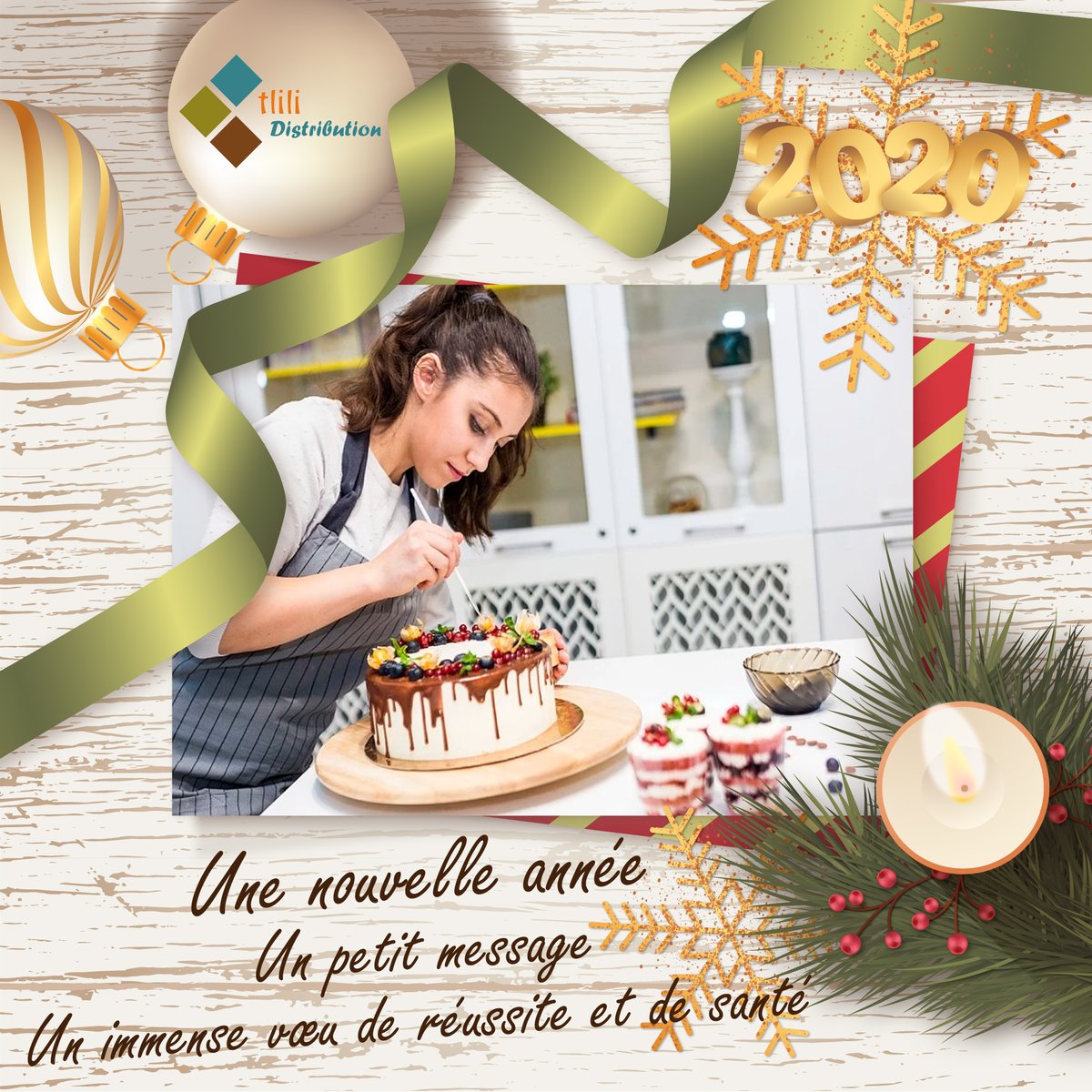 TliliDistribu's tweet photo. Bonne année 2020 de toute la part de la famille Tlili distribution !
Merci pour tous les moments partagés et ceux à venir. 🎉🎉🎉
#Tlilidistribution #nouvelleannée #vœux #bonneannée2020 #partage #tunisia https://t.co/7jE8zsQoV2