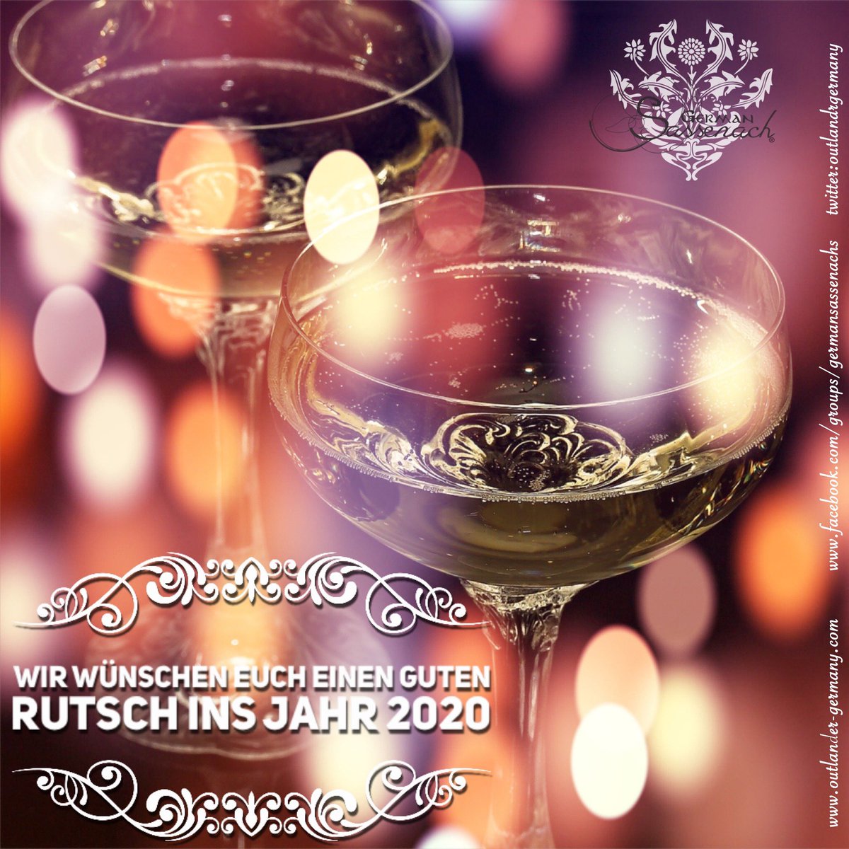 Wir wünschen Euch allen einen guten Rutsch ins Jahr ✨ 2020 ✨🥂🍾🎇🎆🥳