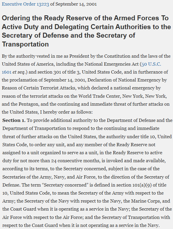 Part of the reason I spent the day posting  @realDonaldTrump EOs. https://twitter.com/JackalsLast/status/1211887819293110272