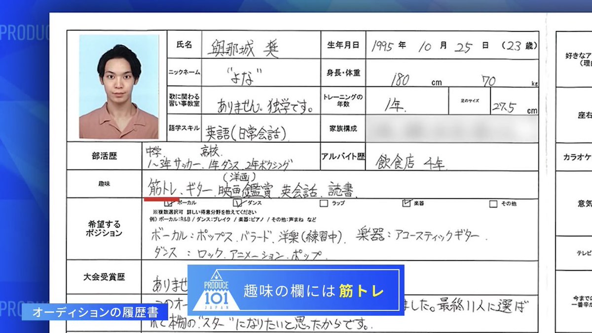日プのファンブックはこの履歴書が見れるのでないかと期待していたん