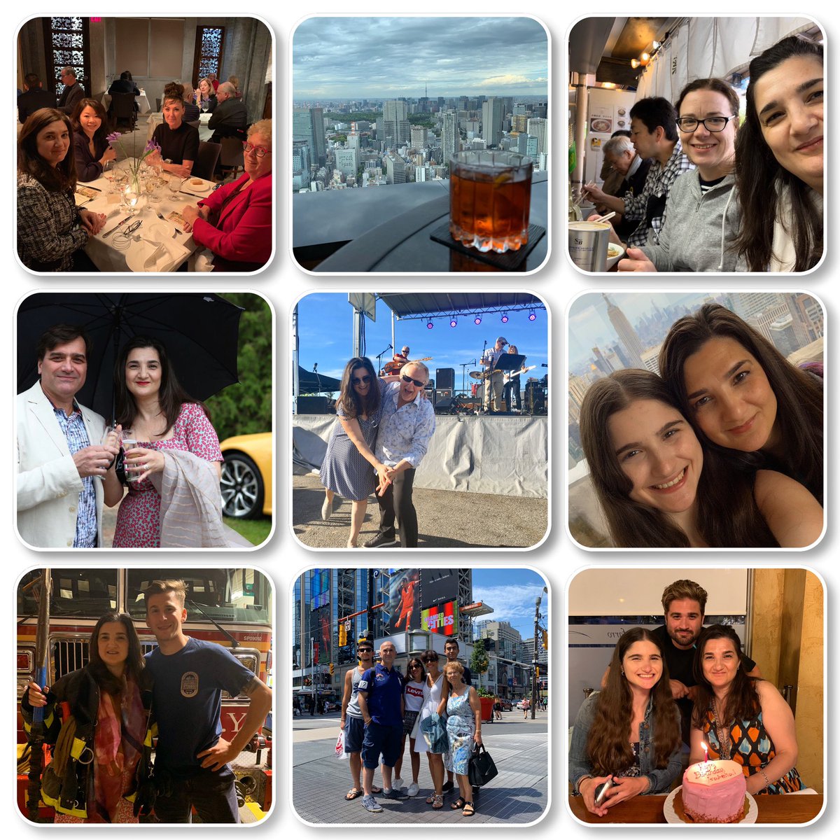 IsabellaBertani's tweet photo. #topnine2019
1. Bookclub launch years in the making
2. Negroni over Tokyo
3. Noodles in #tsukiji
4. Dancing in the rain
5. Dancing like nobodyโs watching
6. #BarSixtyFive #RainbowRoom with my girl
7. Photo with a real hero
8. Toronto like a tourist
9. Birthday dinner w my babies https://t.co/cfya8aLPOi
