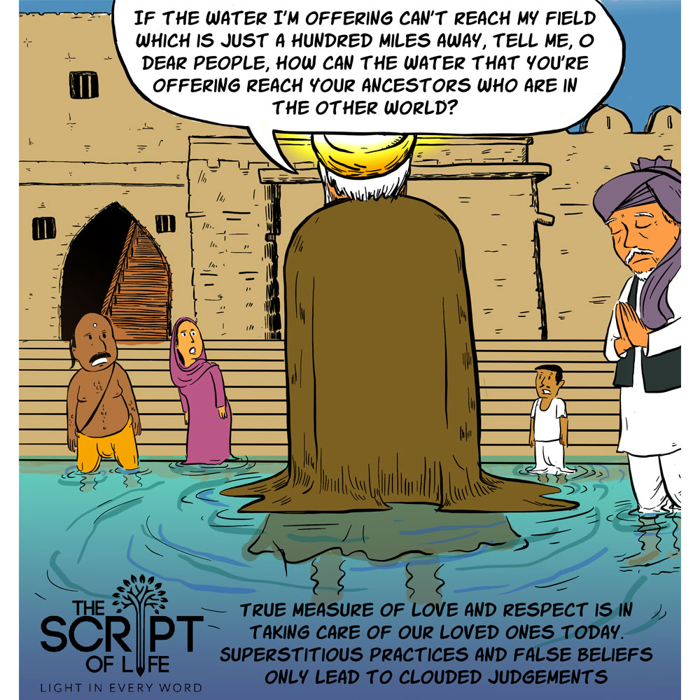 projectTSL's tweet photo. (Part 2) Guru Nanak believed that the true measure of love and respect is in taking care of our loved ones today. Superstitious practices and false beliefs only lead to clouded judgments. Learn more at #TheScriptOfLife: https://t.co/eIfk1PltQu
#GuruNanak550 https://t.co/4tU7EELVXs