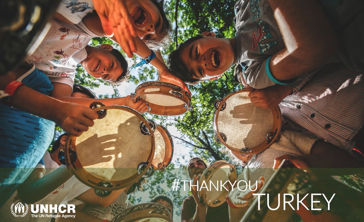 UNHCRTurkiye's tweet photo. Thank you Turkey 🇹🇷 for making refugees feel welcome. https://t.co/7eFVEtxizq