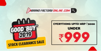 CouponRani's tweet image. #BrandFactory Good "BUY" Sale Ends Midnight Today😲⌛ Hurry Get Everything Under Rs.999👗👜👞  Flat 50% OFF &amp;amp; More 🛍️ Click Here to Buy - bit.ly/2QwaeZe 
couponrani.com/brandfactory-v…
#stockclearancesale #couponrani #brandfactorycoupons #brandfactorysale #brandfactoryoffers