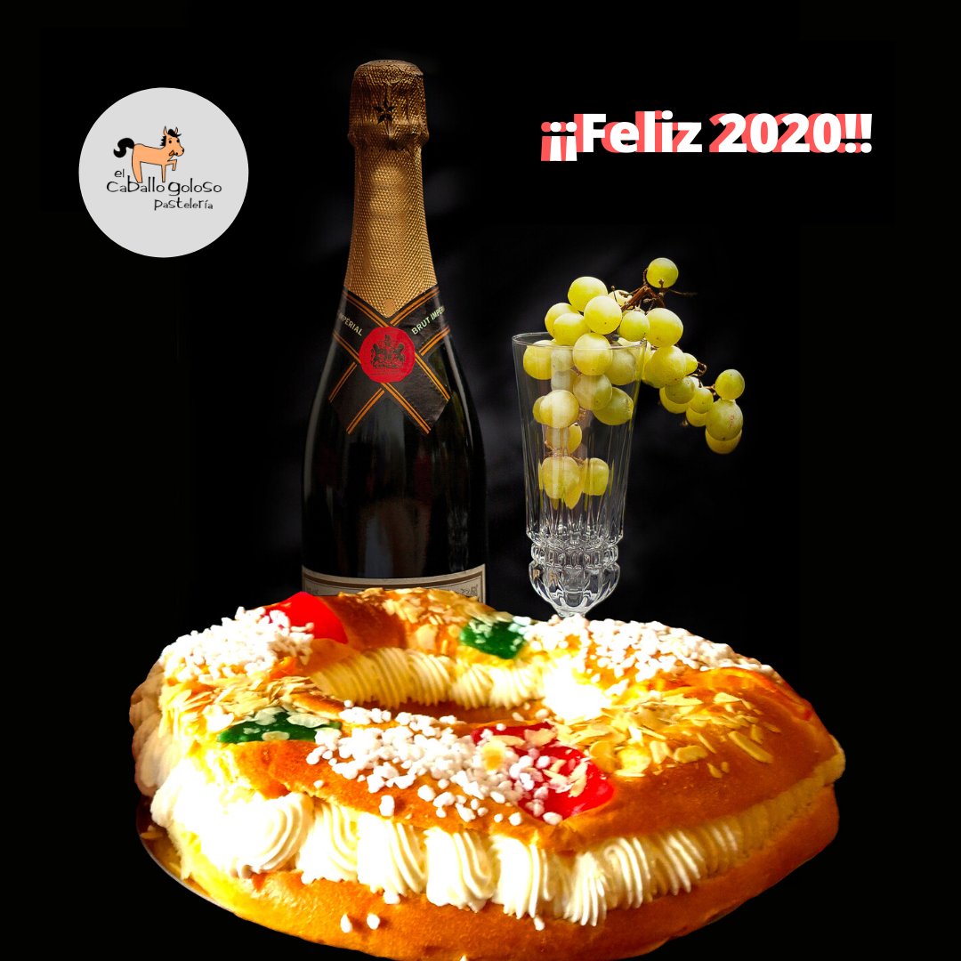 ElCaballoGoloso's tweet photo. Esta noche es la gran noche, en la que repartimos nuestros mejores deseos y en la que nuestro equipo os desea a todos un #Feliz2020 🎉🎉🐎😋🤗 No abrimos el día 1, ¡pero el 2 como clavos!

#Pastelería #ElCaballoGoloso #Torrelodones #Madrid #Confitería https://t.co/HSixOwnaGv