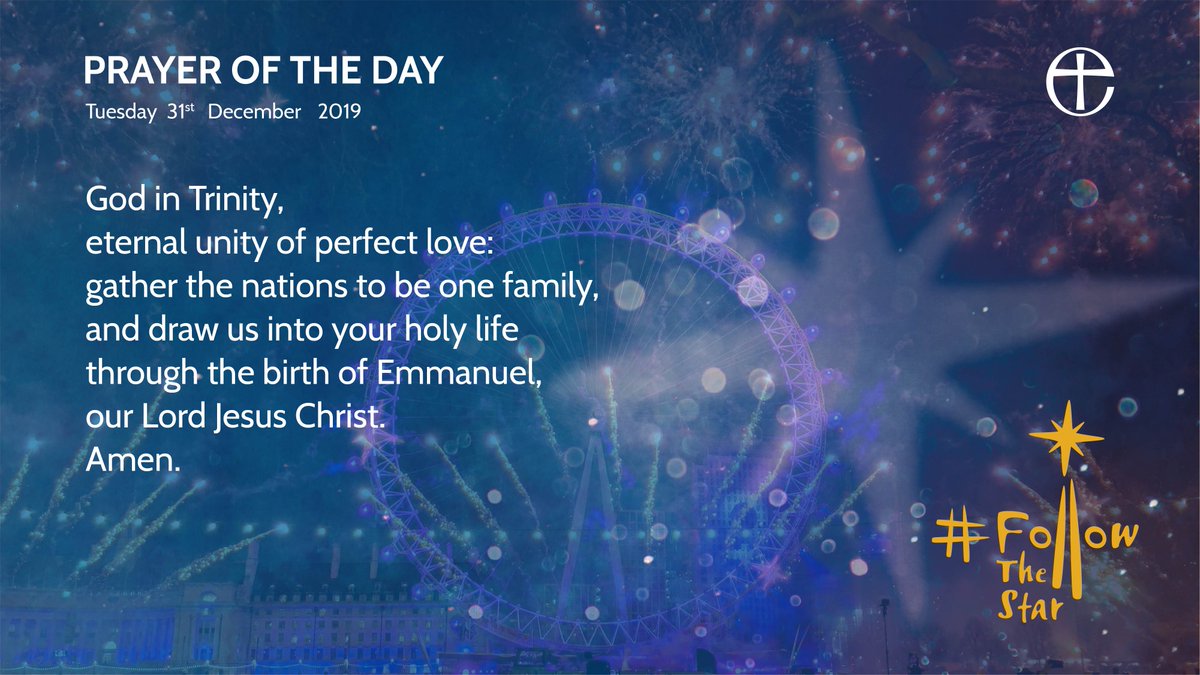 Join in with thousands of others saying these words today, as we reach the final day of the decade.

Access a spoken version of today's prayer at cofe.io/TodaysPrayer.