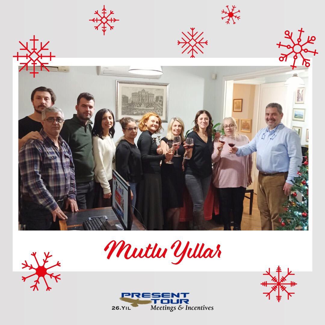 PresentTours's tweet photo. Present Tour ailesi olarak, herkese tüm dileklerinin gerçekleştiği harika bir yıl diliyoruz.
Mutlu Yıllar! 🎉🎄🥰 

#PresentTour #MutluYıllar #HappyNewYear #happynewyear2020 #mutluluk #barış #sevgi #ekip #aile #iyiseneler https://t.co/psa4UMJFto