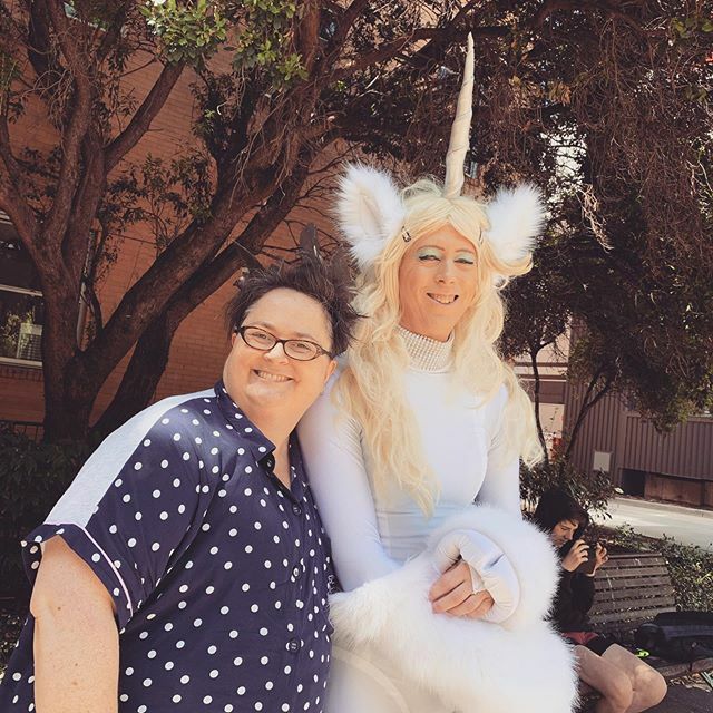 TCunnington's tweet photo. Because sometimes you need your own, personal unicorn to make everything sparkly better. 🦄✨🌈 Thank you to @sly_sulky_sally_cosplay for coming to visit me in hospital and for bringing glorious sparkliness into my day Love you, lady! ❤️
.
.
.
.
.
#ifee… https://t.co/jwHetuncfo https://t.co/JBzxIGJovp