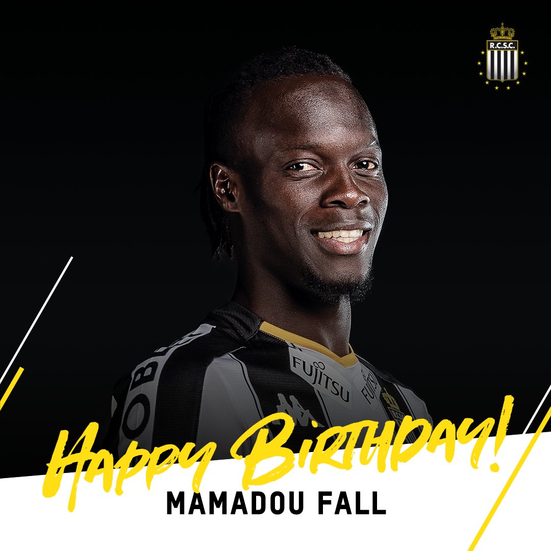 SportCharleroi's tweet photo. Aujourd'hui c'est le réveillon de Nouvel an 🎆 mais c'est également un jour particulier pour notre milieu de terrain ! Nous te souhaitons une bonne année 2020 ainsi qu'un heureux anniversaire Mama ! 🎈🎁 #RCSC #Birthday #CaroloFamily #HappyNewYear #Fall #MamadouFall https://t.co/wiX892Rfif