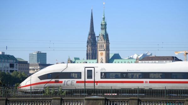 SaveATrain's tweet photo. Enter the city any city via trains         - https://t.co/NJeUtcOKHi #deutschebahn #bahnhof #siemens #bombardier #germanrail #dbrail #icetrains #cityscape https://t.co/VaYNqE6tIv