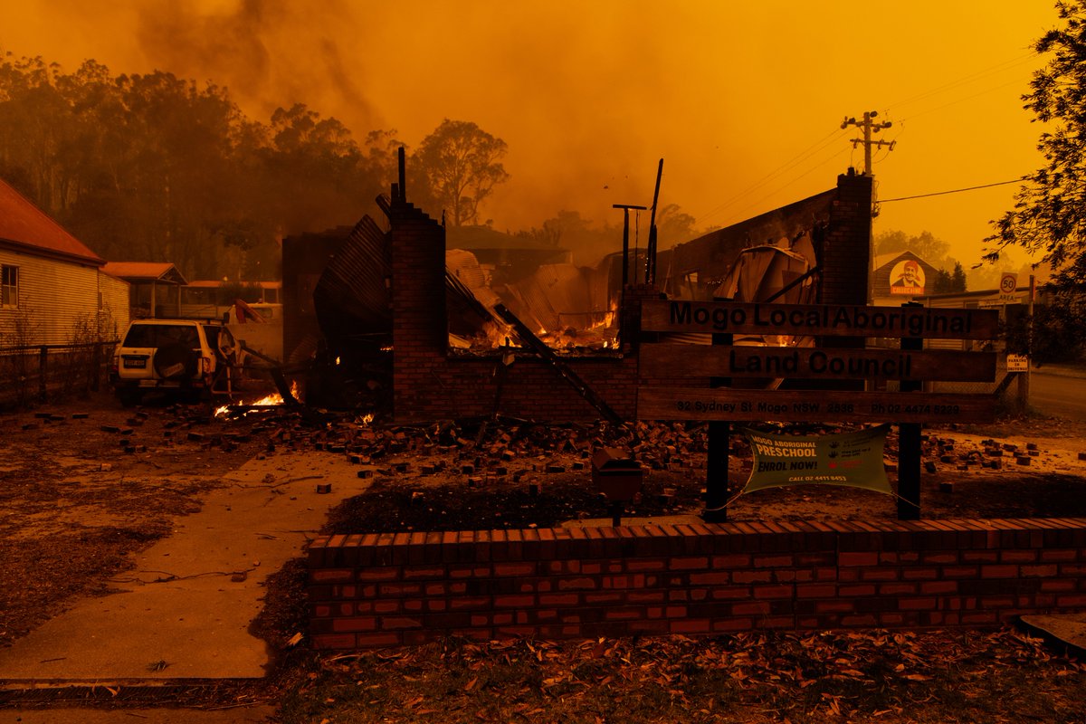 The Sydney Morning Herald (@smh) on Twitter photo The town of Mogo, on the NSW south coast, has sadly been devastated by the bushfires. Photos by the Herald's <a href="/JamesBrickwood/">James Brickwood</a> #NSWFires #AustraliaFires
Follow our coverage of the bushfires here, for the latest
bit.ly/37oxnnf The town of Mogo, on the NSW south coast, has sadly been devastated by the bushfires. Photos by the Herald's <a href="/JamesBrickwood/">James Brickwood</a> #NSWFires #AustraliaFires
Follow our coverage of the bushfires here, for the latest
bit.ly/37oxnnf