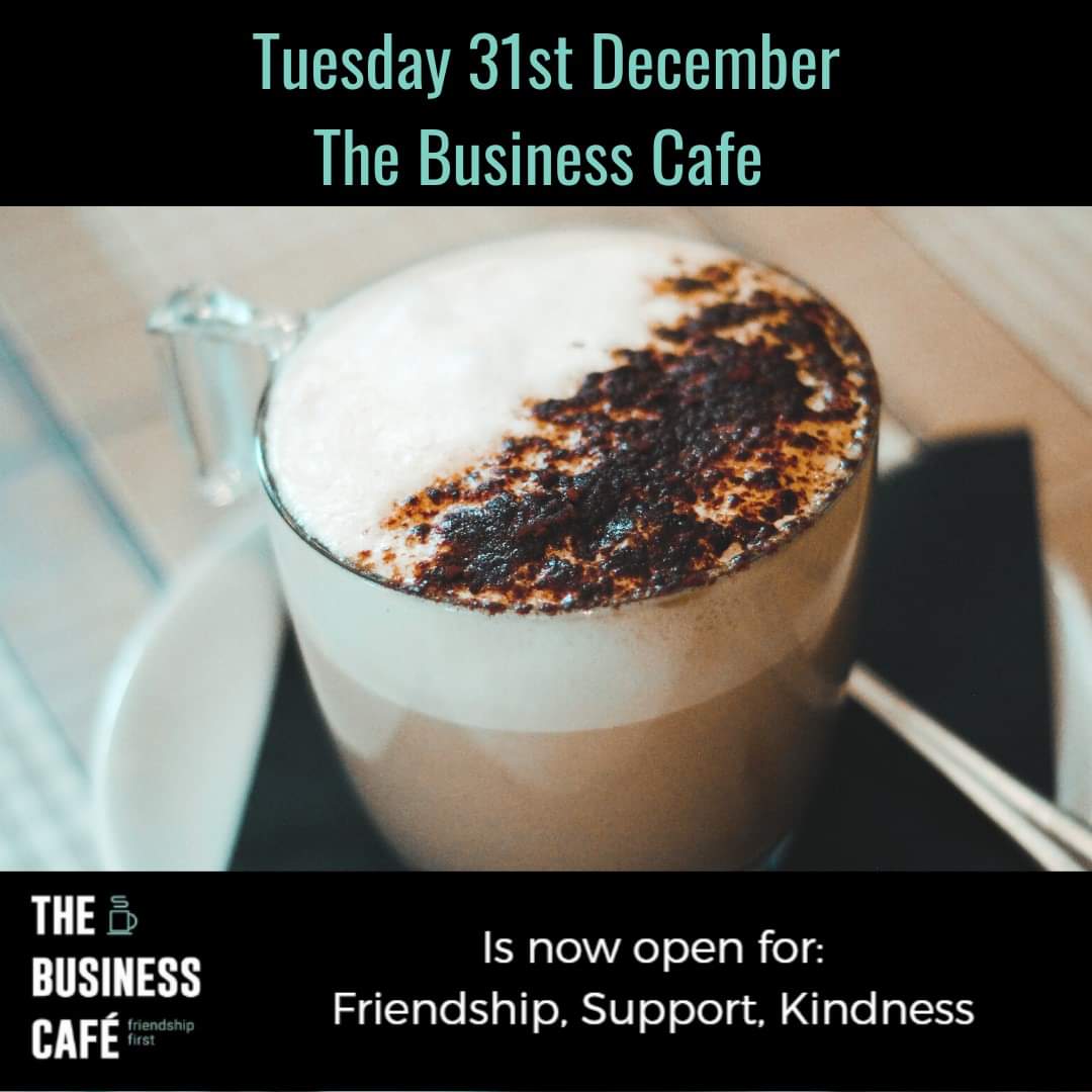 Tuesday 31st December 

Good morning TBC friends, The Business Cafe is now open for friendship, support and conversation.

Well it's the last day of the decade, all good so far? facebook.com/groups/Tbusine…

#open #friendship #kindness #tuesday #plans