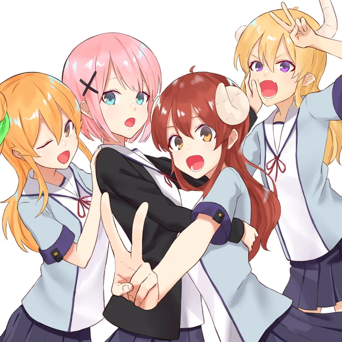 これで本当に今年の描き納め。
#まちカドまぞく 