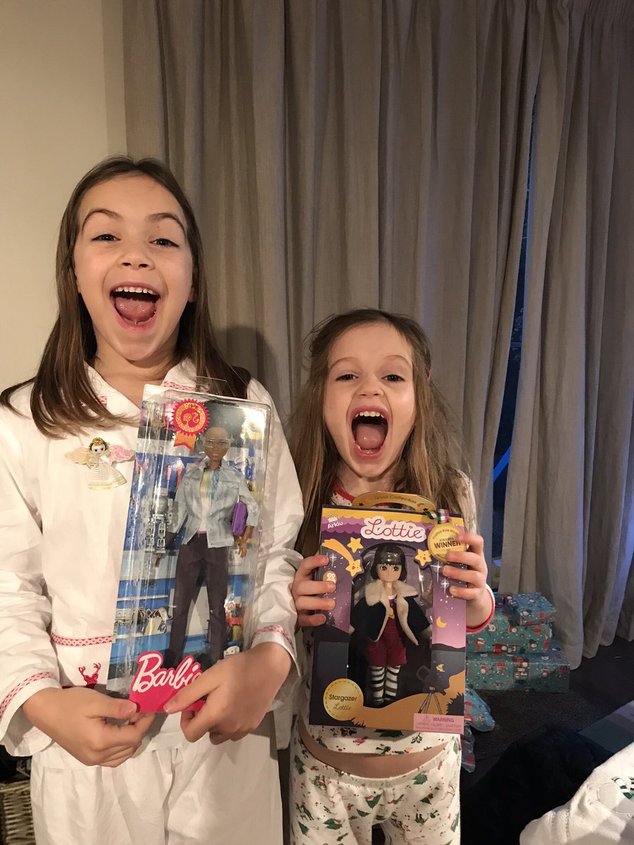 DrKPS007's tweet photo. @TheIET Not my childhood but I am hoping my two daughters will be #steminspired by @Barbie #roboticsengineer and @Lottie_dolls #astronomer. They were very pleased on Christmas Day. Great idea as ever @TheIET https://t.co/1pI8lXJLZ8
