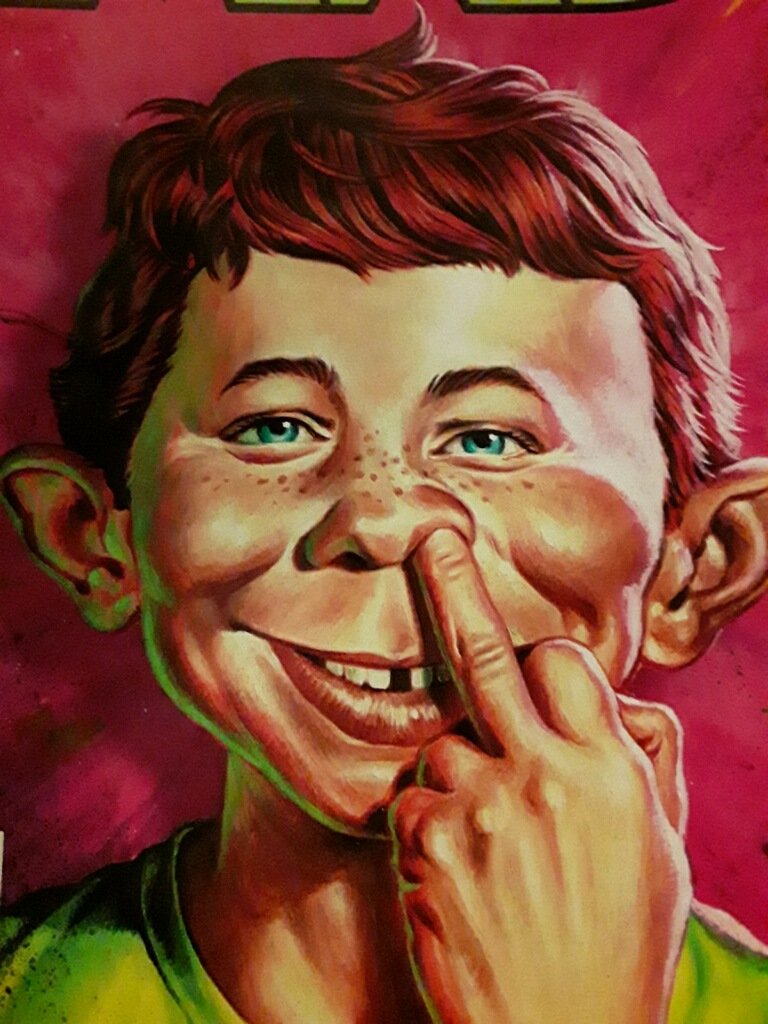 kedo342's tweet image. Almost 2020 American

#WhatWhoMeWorry
#TrumpLibrary
#MadMagazine
#SpyVsSpy
#HappyNewYears