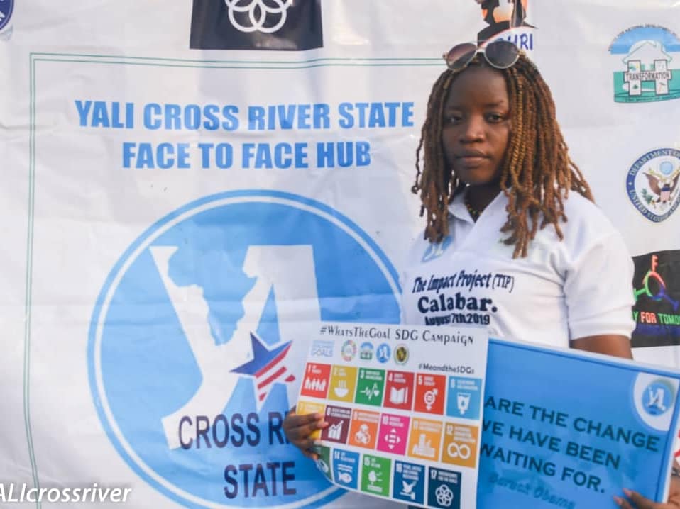 Yalicrossriver's tweet photo. It was an #Impactful #Calabar_Carnival_2019.

We launched the #WhatsTheGoal #SDG Campaign; aimed at encouraging individuals to support at least one(1) of the #SDG_Goals they are passionate about in 2020.

#YALIcrossriver 
#YALInetwork
#YALIgoestoCarnival
#KnowTheSDGs
#SupportSDGs https://t.co/ePxb3x7ijp
