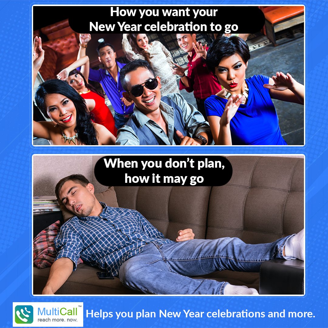 CallMulti's tweet photo. Begin the year with a celebration. Begin the celebration with a plan. #MultiCall #happynewyear2020 #NewYearPlans #PlanToCelebrate https://t.co/iYAMXFDpS9