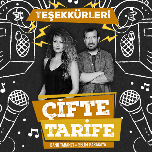 18:00 haberlerinden hemen sonra son Çifte Tarife ile sizlerle birlikteyiz. Bizi hiç yalnız bırakmayan sizlere, harika TRT FM dinleyicilerimize gönülden teşekkürlerimizi sunuyoruz.
Yeniden görüşmek dileğiyle bütün ekip arkadaşlarımızla birlikte iyi yıllar diliyoruz. Hoşçakalın.