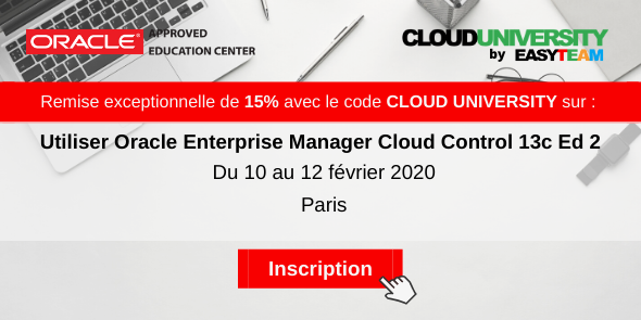 imarchan_fr's tweet photo. 🗣 Comment surveiller et gérer votre SI ? Inscrivez-vous à la formation "Utiliser Oracle Enterprise Manager Cloud Control 13c" avec Cloud University du 10 au 12 février 2020 ! 🚀 https://t.co/pTXT7NA5QK https://t.co/ZkYeW1t5Mz