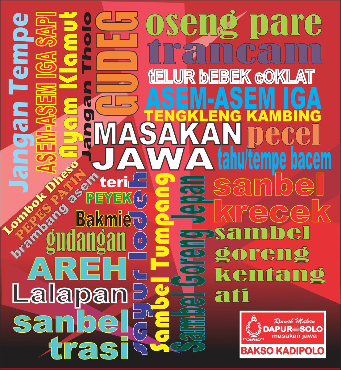 DAPUR SOLO Hj. Indrat tweet media