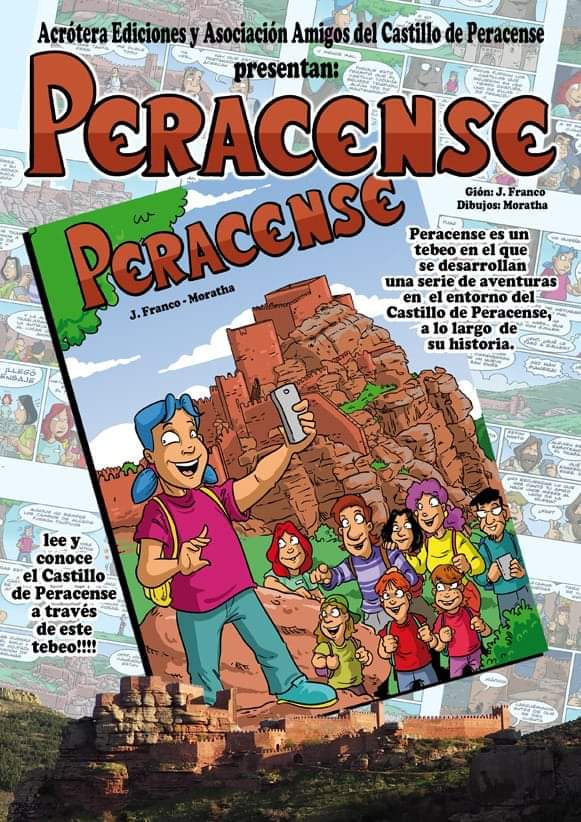 CastilloMilitar's tweet photo. Atención novedades⚠️ Os presentamos el #cómic sobre el #castillodePeracense. Una nueva manera de conocer la historia y evolución del castillo. Ilustrado por #Moratha y guión de #JesúsFranco. Además contiene guía didáctica con la colaboración de #AntonioHernández y #DaríoEspañol. https://t.co/o9R4fsfj2d