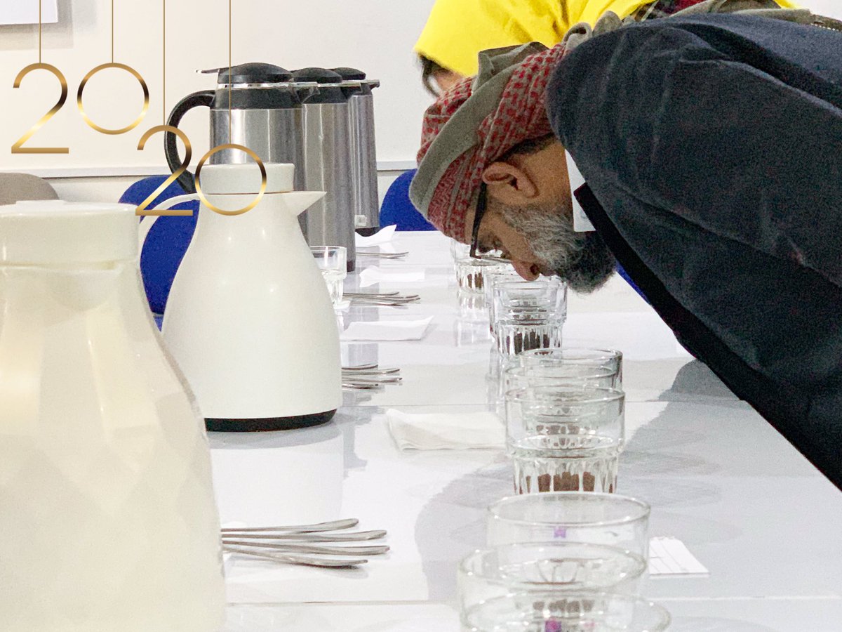 MokhaValley's tweet photo. Today at #MochaValley we conducting a #CuppingSession for five #Coffee samples ( Haimi,Two Anisi,Harazi,and Colombi ) . We wanted to celebrate the new year with the grace of coffee, and it’s going to be an annual session for starting each new year.
#newyear2020
#Coffee https://t.co/tizoEhBDX6