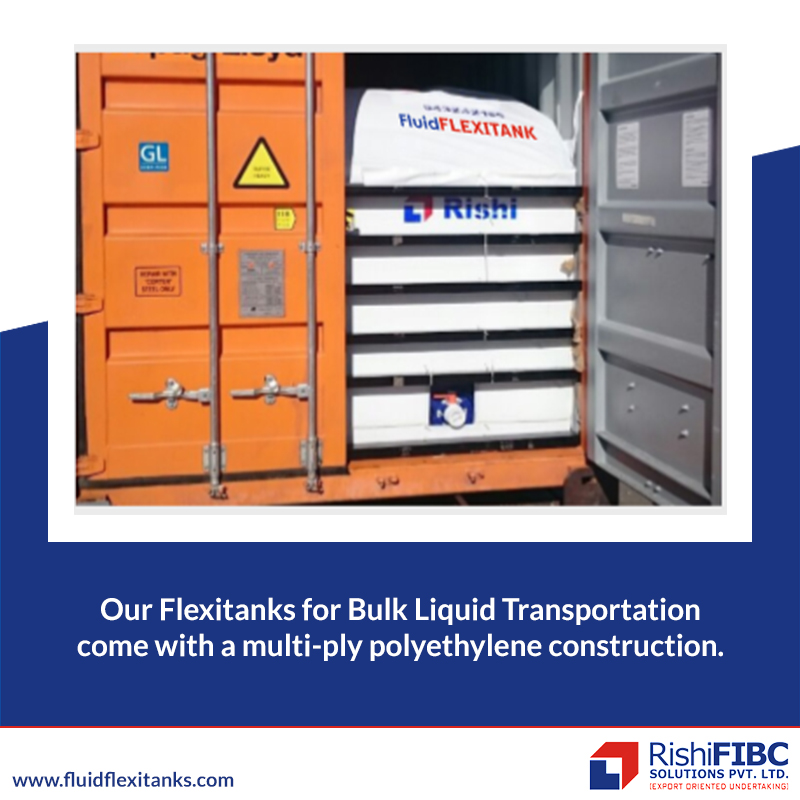 Rishifibc's tweet photo. With their 16,000 to 24,000 capacity, our Flexitanks for Bulk Liquid Transportation are the perfect choice for transporting food grade products and non food grade products. For more visit: https://t.co/zkxdgPbcB3
#Fluidflexitank #Flexitanks #ContainerLiner #BulkLiquid https://t.co/oWFGu1ad0a