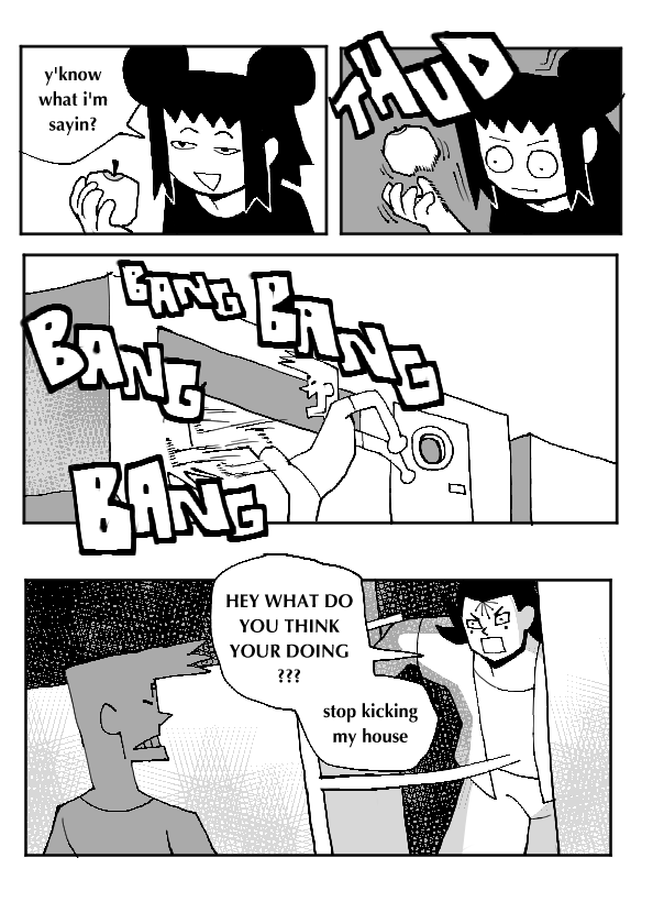 pilot? chapter one? not sure but i finally got around to making a black and white comic! this took a total of three days to finish, enjoy! 