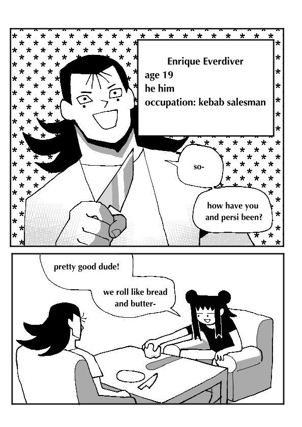 pilot? chapter one? not sure but i finally got around to making a black and white comic! this took a total of three days to finish, enjoy! 