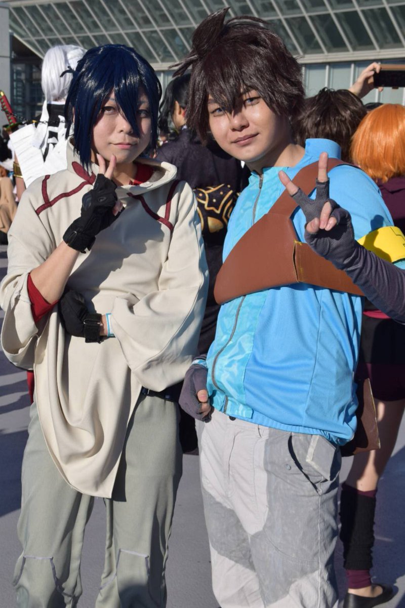 冬月佳寿夜 Twitterren コスプレ注意 ガンダムビルドダイバーズ新旧主人公 ガンダム集合 ガンダムコスプレ C97コスプレ ヒロト Tatsuhak Photo By Sakaki365